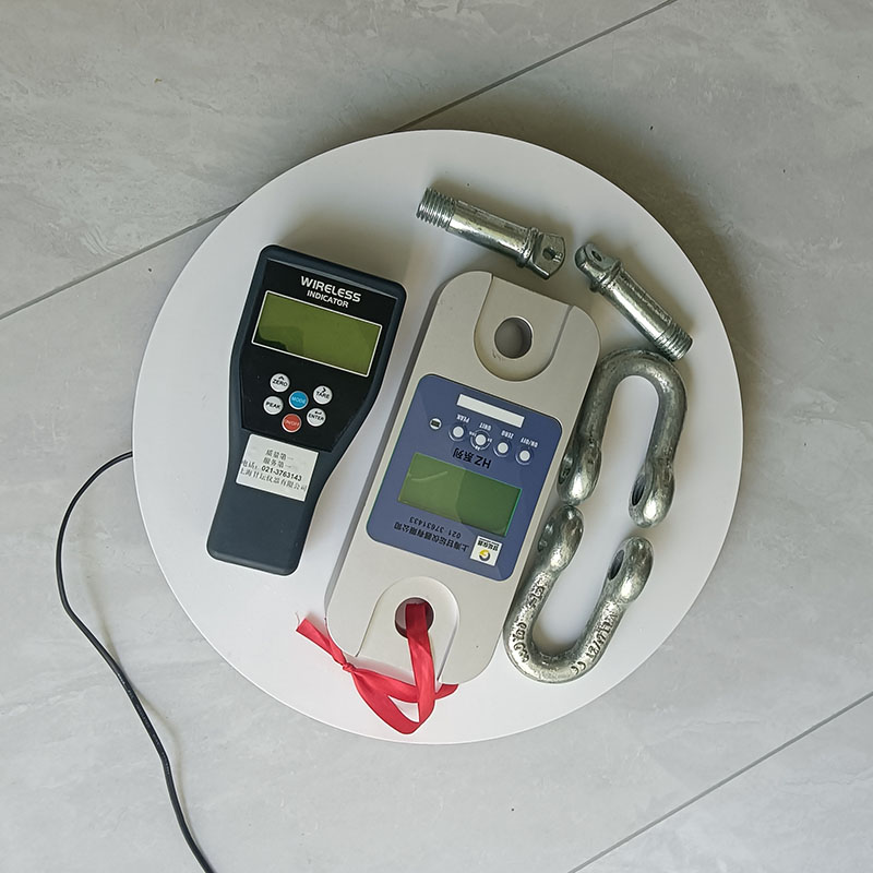 100噸拉力計維護時的傳感器線路檢查